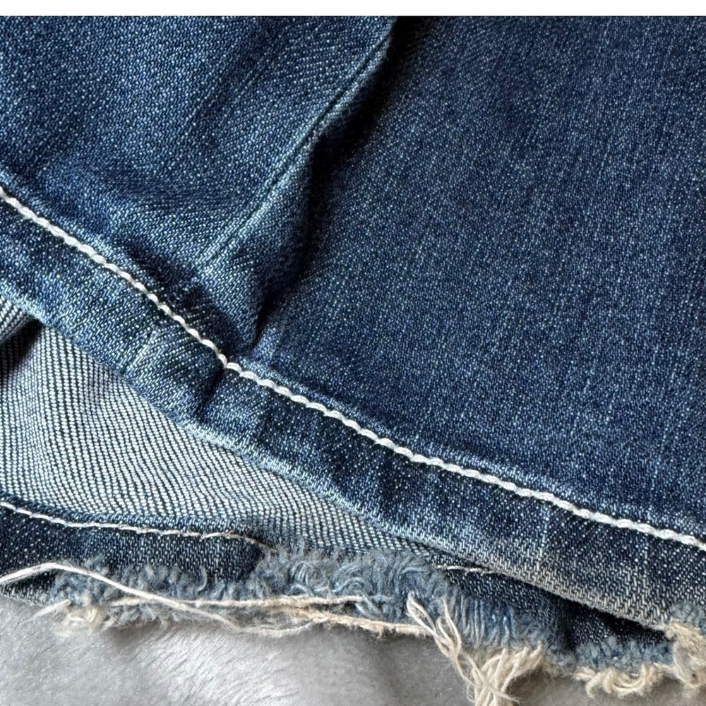 Cello Womens Size 11 Bootcut Jeans Embellished Rhinestone Distressed Y2K Frayed⁠ - Picture 13 of 16